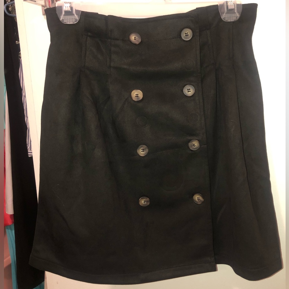 Black winter skirt